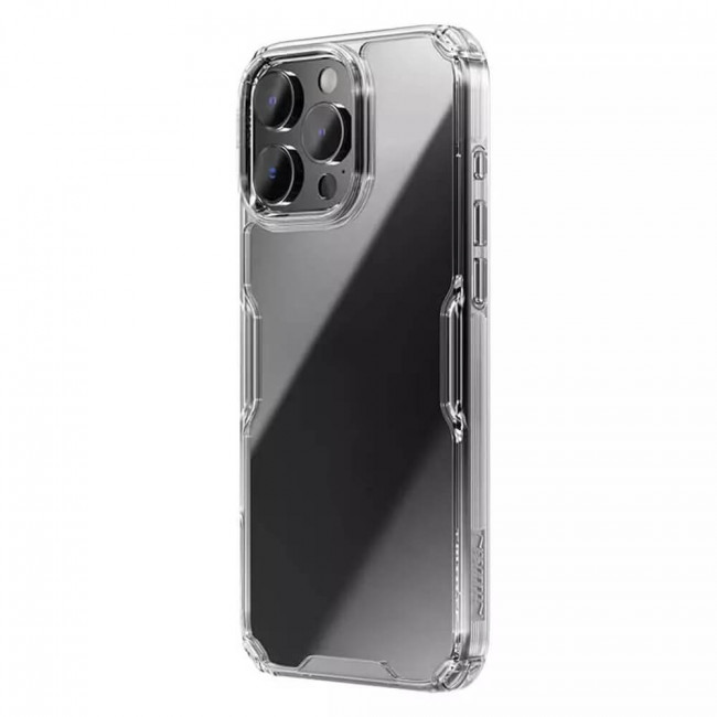 Nillkin iPhone 16 Pro Max Nature Pro - Σκληρή Θήκη με Πλαίσιο Σιλικόνης - Διάφανη