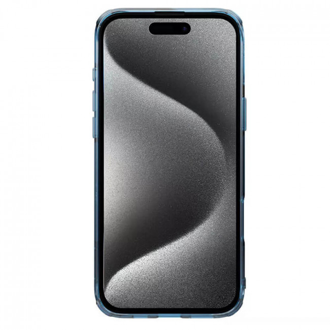 Nillkin iPhone 16 Pro Max Nature Pro Magnetic - Σκληρή Θήκη με Πλαίσιο Σιλικόνης και MagSafe - Διάφανη / Blue