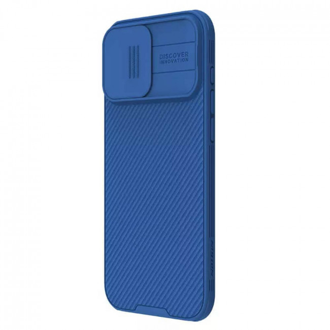 Nillkin iPhone 16 Pro CamShield Pro Σκληρή Θήκη με Κάλυμμα για την Κάμερα - Blue