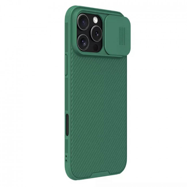 Nillkin iPhone 16 Pro CamShield Pro Σκληρή Θήκη με Κάλυμμα για την Κάμερα - Green