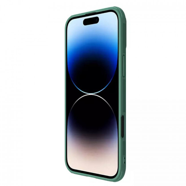 Nillkin iPhone 16 Pro CamShield Pro Magnetic Σκληρή Θήκη με Κάλυμμα για την Κάμερα και MagSafe - Green