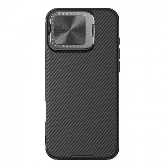 Nillkin iPhone 16 Pro CamShield Prop Σκληρή Θήκη με Κάλυμμα για την Κάμερα - Black