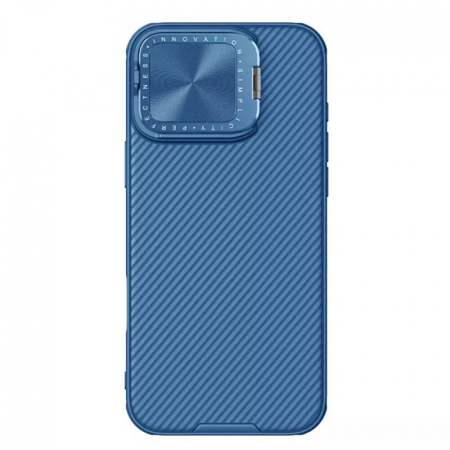 Nillkin iPhone 16 Pro CamShield Prop Σκληρή Θήκη με Κάλυμμα για την Κάμερα - Blue