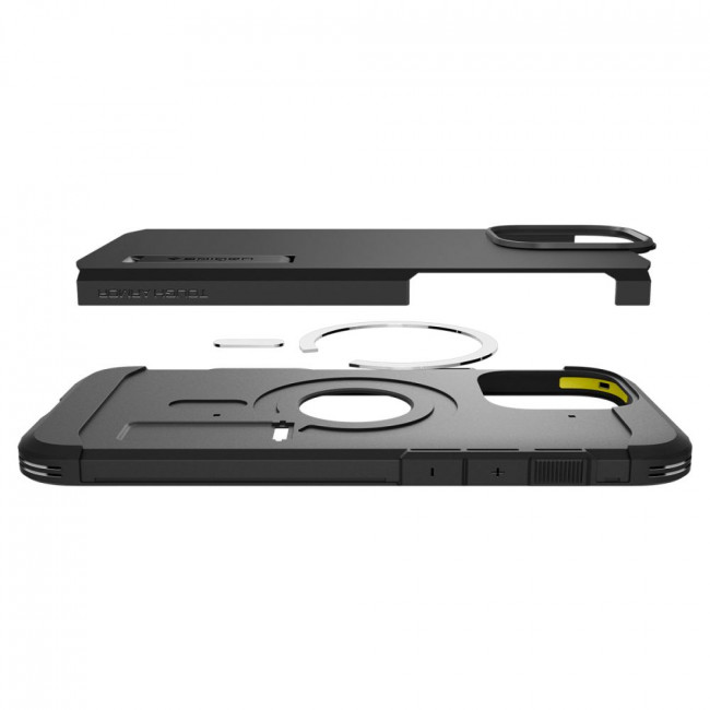 Spigen iPhone 16 Pro Tough Armor T Mag Σκληρή Θήκη με MagSafe - Black