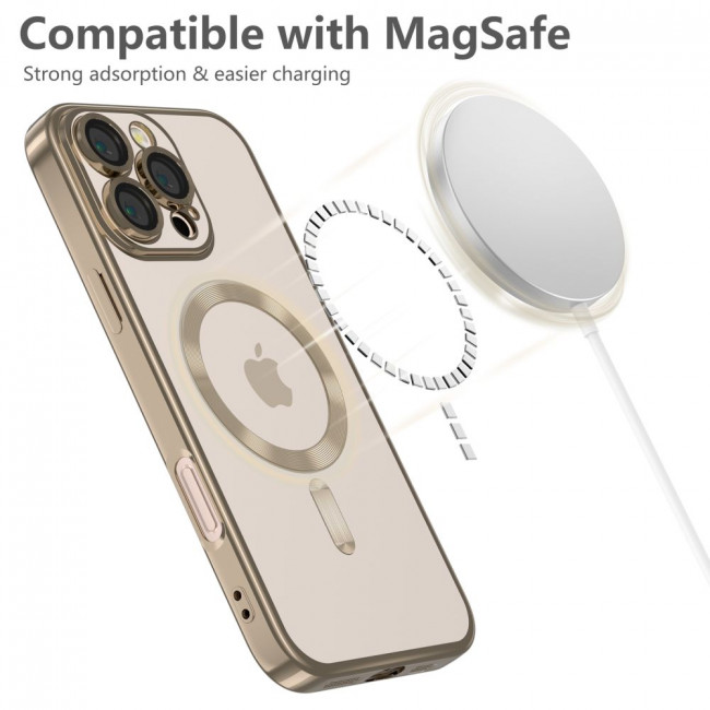 Tech-Protect iPhone 16 Pro Max MagFlex Θήκη Σιλικόνης TPU με MagSafe - Shiny Desert