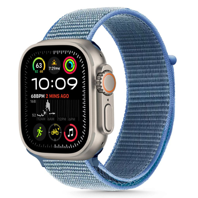 Tech-Protect Λουράκι Apple Watch 4 / 5 / 6 / 7 / 8 / 9 / 10 / SE / ULTRA 1 / ULTRA 2 - 44 / 45 / 46 / 49 mm Nylon - Baby Blue