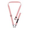 Tech-Protect C6S Rope CrossBody Strap - Universal Λουράκι για Θήκη Κινητού - Baby Pink