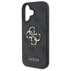 Guess iPhone 16 Plus - 4G Big Logo - Θήκη με Επένδυση Συνθετικού Δέρματος - Black - GUHCP16M4GMGGR