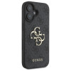 Guess iPhone 16 Plus - 4G Big Logo - Θήκη με Επένδυση Συνθετικού Δέρματος - Black - GUHCP16M4GMGGR