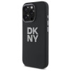 DKNY iPhone 16 Pro - Liquid Silicone Metal Logo - Σκληρή Θήκη με Πλαίσιο Σιλικόνης - Black