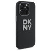 DKNY iPhone 16 Pro - Liquid Silicone Metal Logo - Σκληρή Θήκη με Πλαίσιο Σιλικόνης - Black