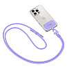 Tech-Protect C5S Rope CrossBody Strap - Universal Λουράκι για Θήκη Κινητού - Lavender