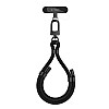 Tech-Protect C4S Rope Wrist Strap - Universal Λουράκι Καρπού για Θήκη Κινητού - Black / Black