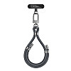 Tech-Protect C4S Rope Wrist Strap - Universal Λουράκι Καρπού για Θήκη Κινητού - Grey / Silver