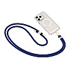 Tech-Protect C7S Rope CrossBody Strap - Universal Λουράκι για Θήκη Κινητού - Navy Blue / Gold