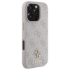 Guess iPhone 16 Pro - 4G Small Classic - MagSafe Θήκη με Επένδυση Συνθετικού Δέρματος - Pink - GUHMP16LP4SM4MP