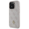 Guess iPhone 16 Pro - 4G Small Classic - MagSafe Θήκη με Επένδυση Συνθετικού Δέρματος - Pink - GUHMP16LP4SM4MP