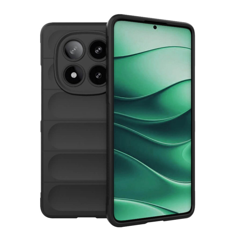 Techsuit Xiaomi Redmi Note 14 Pro 5G / Poco X7 Magic Shield Θήκη Σιλικόνης TPU - Black