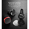 Baseus Privity Pro Air Vent Magnetic Car Mount Holder for Smartphones / iPhones - Μαγνητική Βάση Αυτοκινήτου Αεραγωγού με Δέρμα - Black - SUMQ-PR01