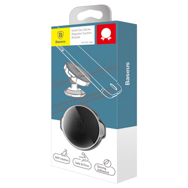 Baseus Small Ears Series Universal Magnetic Car Mount Holder for Smartphones / iPhones - Μαγνητική Βάση Αυτοκινήτου - Black - SUER-B01