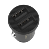 Baseus Grain Car Charger - Φορτιστής Αυτοκινήτου 3.1A 2xUSB Ports - Black - CCALL-ML01