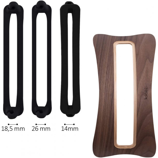 Kalibri Elegant Wooden Laptop Tablet Stand Βάση Στήριξης Laptop και Tablet από Ξύλο - Dark Brown - 35474.18