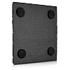 Navaris Natural Slate Glass Coasters Σετ με 4 Τετράγωνα Σουβέρ από Σχιστόλιθο - Grey Stone - 42181