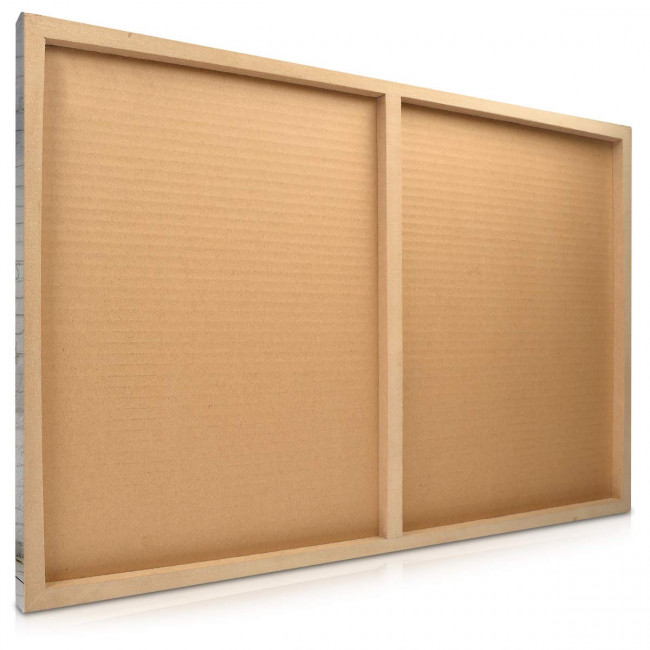 Navaris Magnetic Notice Memo Board 60 x 40 cm - Μαγνητικός Πίνακας - Design Industrial - 42679